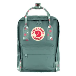 Fjallraven Kanken Mini-frost yeşil sırt çantası / konfeti deseni