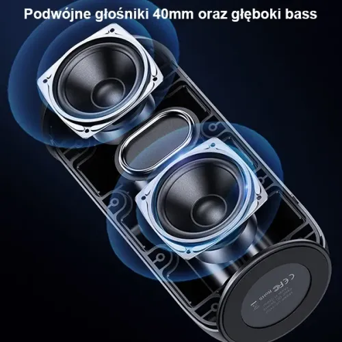 Głośnik Bluetooth USAMS YC Series 10W Czarny
