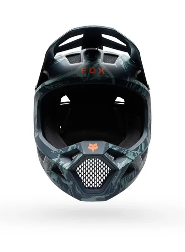 Kask enduro Fox Rampage Img Print - arctic blue