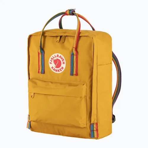 Plecak miejski Fjällräven Kanken Rainbow 16 l ochre/ rainbow pattern