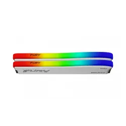 Pamięć RAM Kingston FURY Beast RGB DDR4 16GB (2 x 8GB) 3600 CL17 Biały