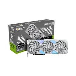 Karta graficzna Palit GeForce RTX 4070 Ti GamingPro White OC 12GB GDDR6X 192bit DLSS