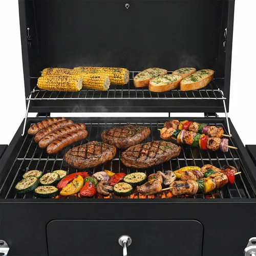 Grill węglowy VELACO VL17 Czarny