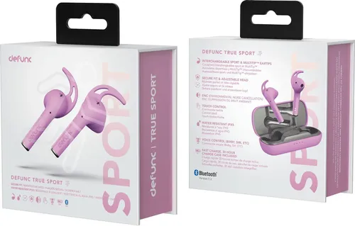 Беспроводные наушники DEFUNC True Sport In-Ear Bluetooth 5.2 Pink