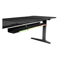 Biurko gamingowe narożne GENESIS Holm Modular 160 Czarny