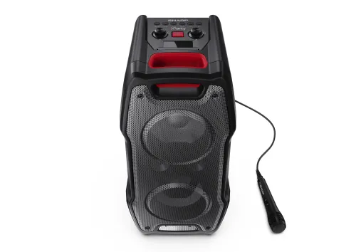 Power Audio Sharp XParty Sing PS-932 55W Bluetooth Mikrofon Karaoke Czarny