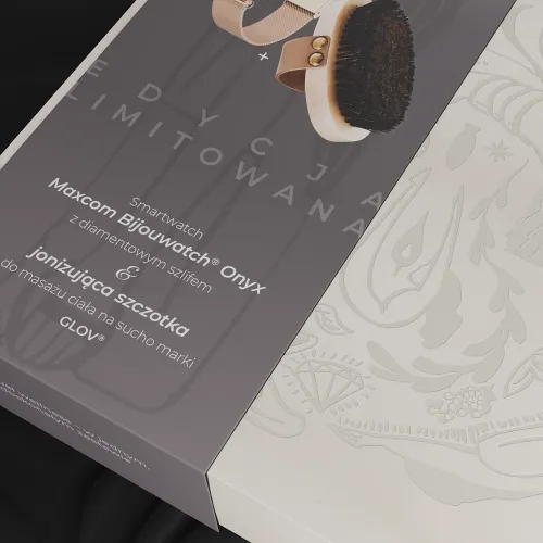 Smartwatch Maxcom FW73 Onyx Złoty + Glov