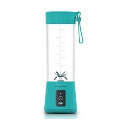 Blender personalny GÖTZE & JENSEN PB940M Miętowy Bezprzewodowy + pokrowiec
