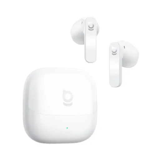 Słuchawki bezprzewodowe Baseus Bass BS1 NC Douszne Bluetooth 6.0 Biały