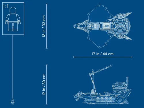 Конструктор Lego 71705 Ninjago - Летающий корабль Мастера Ву