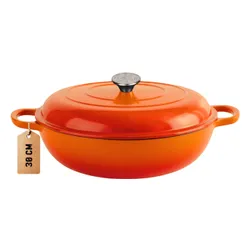 Garnek żeliwny HAGE DN30 3L Pomarańczowy