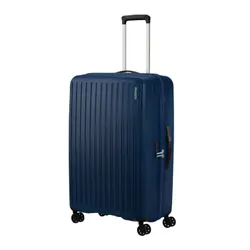 Большой чемодан American Tourister Rejoy - navy blue