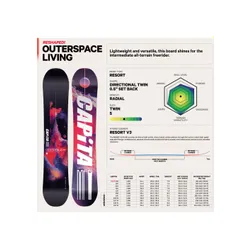 Deska snowboardowa Capita Outerspace Living Wide - Długość (cm) - 155