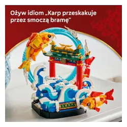LEGO 80120 Chinese Festivals Karp przeskakujący przez Smoczą Bramę