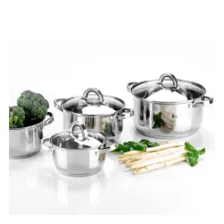 Garnek ze stali nierdzewnej z pokrywką FLORINA CLAUDE 2,6 l