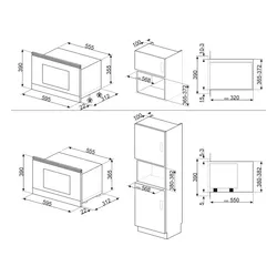 Микроволновая печь Smeg MP122B1