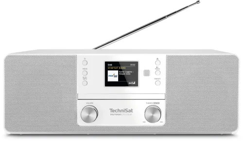 Radioodbiornik TechniSat DigitRadio 370 CD BT Radio FM DAB+ Bluetooth Biały
