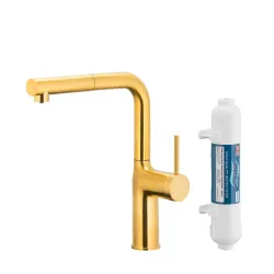 Bateria KFA Armatura Duero Pure Move 6623-422-31 Złoty Stal szlachetna