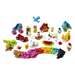 LEGO Classic 11045 Kreatywne kolorowe klocki, zestaw klocków 5+