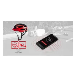 Kask rowerowy LIVALL MT1 Neo Czerwony MTB z lampką (rozmiar M)