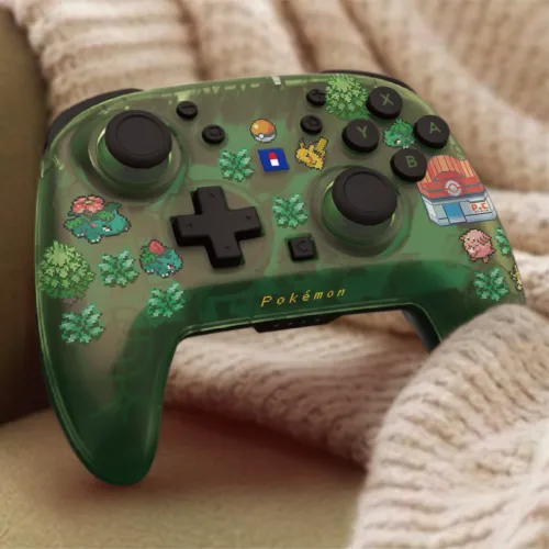 Pad Hori Wireless HORIPAD Turbo Pokemon Pixel Green do Nintendo Switch 2 Bezprzewodowy