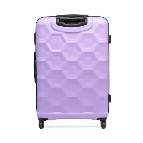 Большой жесткий чемодан Lasocki WAL-L-02purple-ABS-04 фиолетовый