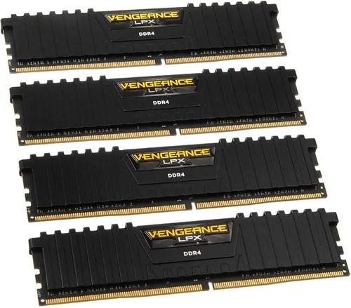 Pamięć Corsair Vengeance LPX, DDR4, 32 GB, 2666MHz, CL16 (CMK32GX4M4A2666C16)