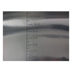 Indukcja garnek stal z pokrywką 20l 36cm 7313