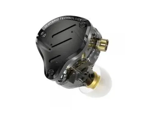 Słuchawki przewodowe KZ ZS10 Pro X Dokanałowe Bez mikrofonu Czarny