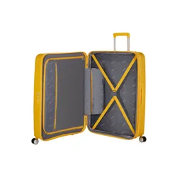 Walizka duża XL American Tourister SoundBox 80cm - golden yellow