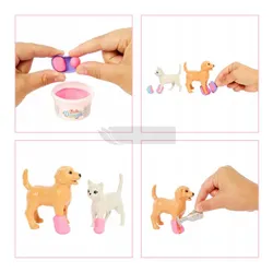 LALKA BARBIE U WETERYNARZA duży zestaw klinika, weterynarz, piesek, kotek JFX93