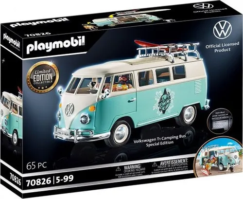 Playmobil 70826 Volkswagen T1 Kamp Otobüsü Özel Baskı