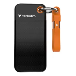 Dysk VERBATIM Pocket 512GB SSD Czarno-pomarańczowy