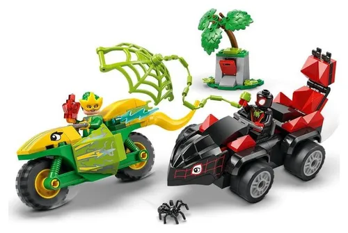 LEGO Spidey 11198 Pościg Spina za Electro w dinopojeździe