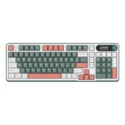 Klawiatura mechaniczna Royal Kludge RK-S98 Camping Green Brown Switch Biało-Zielony