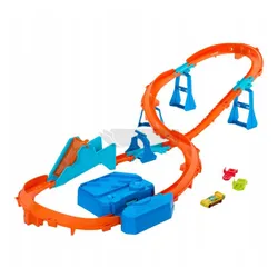 HOT WHEELS TRACK CREATOR TOR SUPER SKOK zestaw z napędem + autko JDB49