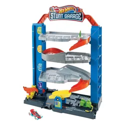 Hot Wheels Hot Wheels Zestaw Garaż Parking Z Windą + Autko