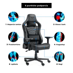Fotel GAMVIS Elite 2.0 XL Basic Czarny