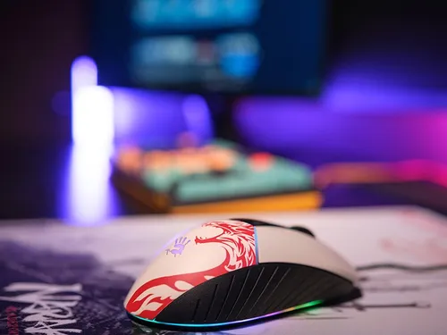 Myszka gamingowa A4Tech Bloody W95Max Naraka przewodowa 12000 dpi optyczna biała