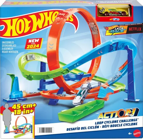 Hot Wheels Tor samochodowy Zakręcone Tornado zestaw