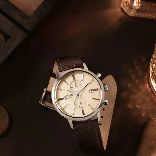 Zegarek CITIZEN Vintage Chrono CA7061-26X Srebrny