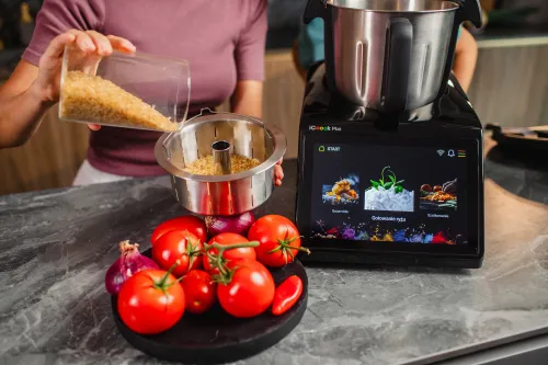 Wielofunkcyjny robot kuchenny ICOOOK 3.0 PLUS MRK-48P (WiFi) z wagą i krajarką w kostkę