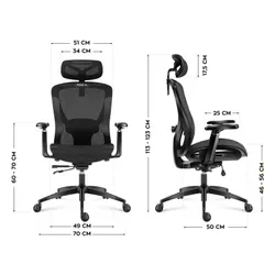 Fotel HUZARO Combat 7.3 Czarny