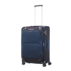 Средний расширяемый чемодан Samsonite Dynamore-blue