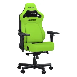 Fotel Anda Seat Kaiser 4 XL Gamingowy do 200kg Skóra Eco Limonka
