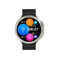 Smartwatch Yaxo OXNARD Titanium 51mm GPS Czarny