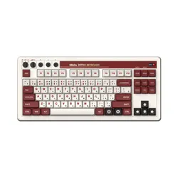 Klawiatura mechaniczna 8BitDo Mechanical Keyboard Fami Edition Kailh Box Brown V2 Brązowy