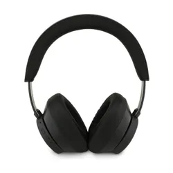 Słuchawki nauszne GUESS Saffiano Triangle Logo Czarny