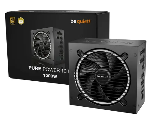 Zasilacz be quiet! Pure Power 13 M 1000W 80+ Gold Czarny