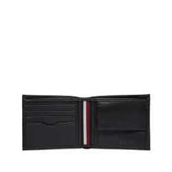 Большой мужской кошелек Tommy Hilfiger Th Central Cc And Coin Am0am11855 Black BDS